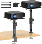 2 Pack k&otilde;rgus/kaldene/p&ouml;&ouml;ratav lauaprojektori statiiv Nebula XGIMI VANKYO AuKing ja enamikule projektoritele - lauaprojektori statiiv koos k&otilde;rvaklappide hoidjaga