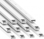 Habengut CC10011 kaablikanal koos paigaldusavadega aluses 30 x 15 mm PVC V&auml;rv: valge Pikkus 12 m (12 tk)