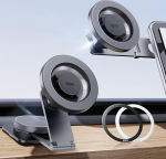 ESR auto mobiiltelefoni hoidja Magsafe auto kinnitus, armatuurlaua ja Tesla puuteekraani magnetiline auto telefonihoidja iPhone 16/16e/15/14/13/12/Samsung/Android, k&otilde;ik nutitelefonid (2 metallr&otilde;ngaga)