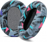 WC Wicked Cushions Extra paksud k&otilde;rvapadjad Sony WH-1000XM5 jaoks - Pehmed PU nahapadjad, luksuslik m&uuml;raeristav m&auml;luvaht, ekstra paksus | 90ndate mustad