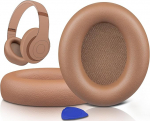 SOULWIT Ersatzpolster Ersatz Ohrpolster f&uuml;r Beats Studio Pro kabellose Noise-Cancelling-Kopfh&ouml;rer, Polster mit weichem Proteinleder, L&auml;rmd&auml;mmungsschaum