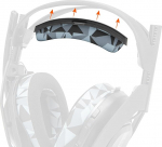 WC BandZ A50 - t&auml;iustatud peapaela asenduskomplekt Astro A50 Gen 4, Gen 5 ja A50X jaoks Wicked Cushions | Parem mugavus, stiil ja lihtne paigaldus | Geo Grey
