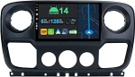 10,1-tolline Android 14 autoraadio koos satelliitnavigatsiooniga Renault Master/Nissan NV400/Opel Movano jaoks | Octa Core | 6GB 128GB | Sisseehitatud 4G LTE | CarPlay & Android Car | DSP | DAB | HDMI | Dual Band WiFi |