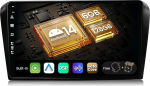 SXAUTO - 6G + 128G - Android 15 IPS autoraadio Mazda 3 (2006-2012) jaoks - Sisseehitatud Carplay/Android Car/DSP - LED-kaamera + MIC - DAB roolijuhtimiss&uuml;steem Fast Boot 360-CAM WiFi - 2 DIN 9-tolline