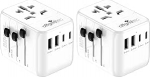 Offgridtec universaalne reisiadapter &uuml;lemaailmselt 2 x USB-A ja 2 x USB-C valge (2 tk)