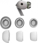 Galaxy Buds3 Pro asendussilikoonist k&otilde;rvaklapid Galaxy Buds3 Pro jaoks, mis &uuml;hilduvad Galaxy Buds3 Pro-ga (valge) (3 paari)