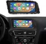 Ninetom autoraadio 8,9-tolline puuteekraan koos juhtmevaba Carplay ja Android autoga 2009-2017 Audi Q5 jaoks koos 2G MMI s&uuml;steemiga, tugi Mirrorlink, kaamera, navigatsioon