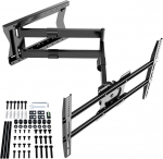 XTRARM TiTon 100 cm seinakinnitus TV seinakinnitus, pikk p&ouml;&ouml;rdvars, kallutamine, p&ouml;&ouml;ramine, p&ouml;&ouml;ramine, t&otilde;mbamine, telerile u. 42-75 tolli kuni 60 kg kuni VESA 600 x 400 mm, telerikinnitus