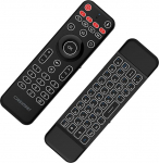 Orbsmart AM-1 Pro juhtmeta Airmouse kaugjuhtimispult koos miniklaviatuuriga | Saksa keel (QWERTZ) | Valgustatud | Gyro hiir | 2,4 GHz | Mikrofon