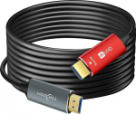 Twozoh HDMI kiudoptiline kaabel 20 m, HDMI optiline kaabel 2.0 4K/60Hz 18Gbps Kiire UHD kiudoptiline HDMI kaabel