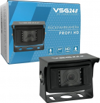 VSG 24 HD tagurduskaamera Professional HD 720P Audio Paindlik paigaldus 120&deg; & IP69K 12 Volt 9 &ouml;ise n&auml;gemise IR-dioodid, veekindel ja peegeldumisvastane