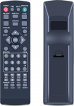 TCNOUMT TV DVD m&auml;ngija kaugjuhtimispuldi asendaja, mis &uuml;hildub enamuse stipendiaatide DVD CD m&auml;ngija TV HDMI SCH-DVD-BLK UK kaugjuhtimispuldi mustaga