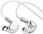 Linsoul SIMGOT ET142 In-Ear Monitor, 1 Planar + 1 PZT Hybrid Driver HiFi IEM k&otilde;rvaklapid, juhtmega k&otilde;rvaklapid vahetatavate h&auml;&auml;lestusotsikutega, eemaldatav h&otilde;betatud OFC-kaabel muusikutele
