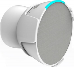 &Uuml;hildub Amazon Echo Pop hoidikuga, Echo Pop stendi hoidik, Echo Pop seinakinnitus integreeritud kaablijuhtimisega, ei vaja kruvisid, k&otilde;larite lisatarvikute hoidik (Echo Pop, valge, 04), 1 tk.
