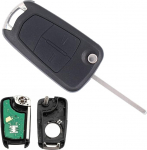 Key Remote Control Folding Key 2 nupud auto v&otilde;tme edastamise &uuml;ksus elektroonilise kaardi Key Housing freesimine Astra H Caravan GTC Meriva A Corsa D Vectra C Zafira B Tigra Twintop
