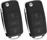 2 tk 3 nuppu Golf Polo Bora auto v&otilde;tme karbi kate auto puldi jaoks, millel on l&otilde;ikamata tera