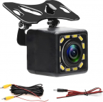 Podofo auto tagurduskaamera, 12 tuled tagurduskaamera Ultra HD &ouml;ine versioon veekindel tagurduskaamera, 170 &deg; laiatarbe auto tagurduskaamera, mis &uuml;hildub enamiku autodega (P-formaat)