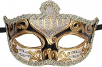 OIDEA Herren Venezianische Maske Augenmaske: punk Kost&uuml;m Maskerade Venedig Steampunk Leicht angenehm Kost&uuml;m Maske f&uuml;r Halbmaske Maskenball Maskerade Blau Rot Schwarz