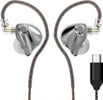 CCA Xyrra Dual Driver In Ear k&otilde;rvaklapid, 1DD + 1BD HiFi IEM k&otilde;rvaklapid, juhtmega m&auml;nguk&otilde;rvaklapid m&auml;ngijatele muusikutele