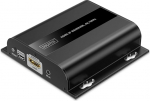 DIGITUS HDMI IP-vastuv&otilde;tja DS-55351 jaoks - UHD 4k 60Hz - HDMI 2.0 - Kuni 200 m kaugus - vastuv&otilde;tja&uuml;ksus - punktist-multipunkt - CAT 6 - must