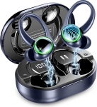 Bluetooth spordik&otilde;rvaklapid, juhtmevabad Bluetooth 5.4 k&otilde;rvaklapid ENC m&uuml;ravastase ja 4 HD-mikrofoniga, IP7 veekindlad, k&otilde;rvaklapid Hi-Fi stereoga, 50 tundi juhtmevabad k&otilde;rvaklapid, USB-C/LED