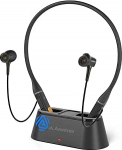 Avantree Loop Dock - Auracast & Bluetooth Kaelak&otilde;rvaklapid koos Drop-in laadimisjaamaga, madala latentsusega, 3 EQ režiimi koos h&auml;&auml;lepuhastusega, mugavad teleri, arvuti ja telefoni jaoks