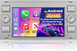 NHOPEEW Android 2+64G autoraadio Ford Transit Fiesta Focus Galaxy Mondeo Fusion for Kuga C-Max S-Max Connect koos Carplay & Android Car - 7-tolline raadio tugi WiFi GPS SWC + tagurduskaamera & mikrofoniga