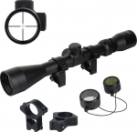 FOCUHUNTER Rifle Scope 3-9 x 40 mm Tactical Optics Sniper Gun Scope Waterproof and Shockproof for Hunting, with Free Weaver/Picatinny Rail Mounts