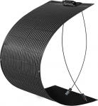 Paindlik p&auml;ikesepaneel, 100 W, must, 12 V monokristalliline paindlik p&auml;ikesepaneel, matkaauto, 100 W p&auml;ikesemoodul 12 V akudele, r&otilde;du, Pv-moodul, paindlik, kitsas, haagissuvila, paat, fotogalvaaniline