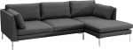 Mirjan24 Corner Sofa Ocean II Sofa Set, Couch Set, Lounge Sofa Couch Including Cushion Set, Corner Couch Upholstered Corner (Side: Right, Inari 94)
