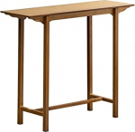 Console Sofa Tables, Console Table, Solid Wood Sofa TV Console Table with Drawer, Nan Bamboo Entrance Table, Wider Tabletop, Long Table, Tables with Non-Slip Feet for
