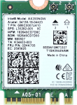 Podazz WiFi 6 AX200 NGW WiFi kaart arvutile Dual Band 5GHz 2400Mbps / 2.4GHz 574Mbps traadita WiFi v&otilde;rguadapter Toetab Bluetooth 5.0 | MU-MIMO | Toetab ainult Win 10 (32/64 Bit)