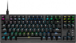 Corsair K60 PRO TKL juhtmega optiline mehaaniline OPX lineaarsete l&uuml;lititega m&auml;nguklaviatuur 8000Hz k&uuml;sitluskiirusega - must