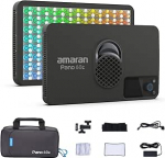 amaran Pano 60c Kit 60W RGBWW t&auml;isv&auml;rviline paneelvalgusti 22,220 Lux @ 0.5 m, USB-C PD toiteallikaga, sisaldab Softboxi, v&otilde;re, hajutit, kandekotti fotograafia ja video jaoks - Antratsiitne