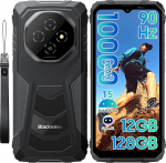 Blackview FORT 1 Android 15 Outdoor Smartphone, 10000 mAh Outdoor mobiiltelefon ilma lepinguta 12GB + 128GB/2TB, Gemini AI 6,56-tolline 90Hz ehitusplatsi mobiiltelefon, NFC/FOTA/390g/kolme kaardiga