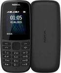 Nokia 105 telefon mobiiltelefon Must kaubam&auml;rk