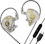 ND Venus 10mm Dual Magnetic Dynamic Driver IEM k&otilde;rvaklapid HiFi Wired Gaming K&otilde;rvaklapid 2 Pin eemaldatav kaabel (koos mikrofoniga Crystal)