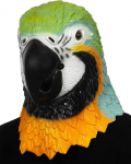 Papagoi mask ja loomade kost&uuml;&uuml;m, mis on valmistatud lateksist, hingav lindude mask karnevaliks, Fancy Dress ja Halloween, 3D sulgede disain maskiballide ja j&otilde;uluturu maskide jaoks t&auml;iskasvanutele (&uuml;ks suurus).