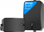 V&auml;litingimustes kasutatavad Bluetooth-k&otilde;larid, aktiivsed + passiivsed seinak&otilde;larid, Aux sisendi tugi, sisseehitatud v&otilde;imendi, sobivad terrassile, verandale, garaažile, basseinile, 2 tk.