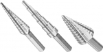 BOSCH SDC30 High Speed Steel Turbo Step Drill Bit Set (3 Pieces)