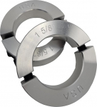 Coastal Shaft Collars - 1.6" Bore Diameter - Two Piece Tie Down Collar - 2024 Aluminum (Pack of 2)