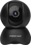 Foscam X5 5MP Super HD WiFi Pivoting and Tilting Surveillance Camera with Two-Way Audio Communication, Night Vision, Motion and Sound Detection, Person Detection (Black)