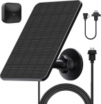 Solar Panel for Blink Camera Outdoor, 4 W Blink Camera Solar Panel Compatible with Blink Outdoor, Blink XT2/XT Camera & SimpliSafe Camera (Not Included), IP65 Blink Outdoor 4/3rd Gen with Rubber Plug