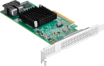 SilverStone SST- ECS05 - Server-klassi PCI-E Express Card Gen 3.0 x8 SAS(12Gb/s) / SATA(6Gb/s) Ports Controller LSISAS3008, toetab madalat profiili, RAID 0,1,1E,10