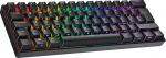 Ranked N60 Nova mehaaniline 60-protsendiline klaviatuur | Hotswap m&auml;nguklaviatuur | 62 programmeeritavat klahvi RGB valgustusega | PC/Mac Gamer | ISO UK paigutus (must, Gateron Pro Yellow)