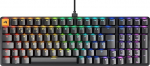 Glorious Gaming GMMK 2 Full Size (96%) - Mechanisches Gaming Keyboard, Aluminiumrahmen, anpassbar, Doubleshot-Kappen, Glorious Fox Schalter, tastenweise RGB, Spanisch QWERTY Layout - Schwarz