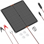 12 Volt 30 W p&auml;ikesepaneeliga autoakulaadija, p&auml;ikesepaneel 30 W, veekindel p&auml;ikesepaneelide laadija ja hooldusseade koos krokodilli klambriga