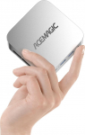 ACEMAGICIAN V1 Mini PC, 12. p&otilde;lvkonna Alder Lake N95 Mini PC (kuni 3,40 GHz), 16GB DDR4 256GB M.2 SSD Mini arvuti koos W11 Pro RJ45 4K HDMI + DP WiFi 5 kodus/kontoris/koolis
