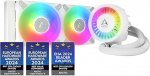 ARCTIC Liquid Freezer III 240 A-RGB vesijahutusega arvuti, AIO protsessori vesijahuti, Intel ja AMD, t&otilde;hus PWM-juhitav pump, ventilaator: 200-2000rpm, LGA1851 ja LGA1700 kontaktraam - valge