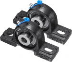 QUARKZMAN UCP201-8 Pillow Block Bearing 1/2 tolli puuriga laagrikorpus Valuraua &auml;&auml;rikuga laagrikorpus 2-st pakendist